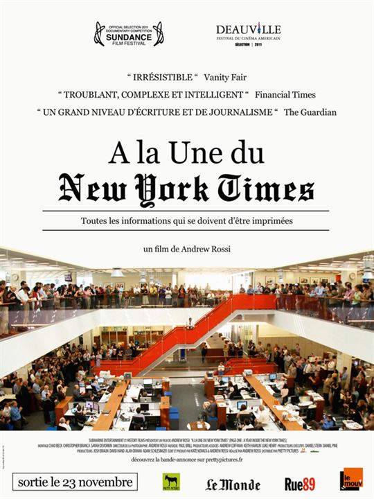 Page One: A Year Inside the New York Times : Kinoposter