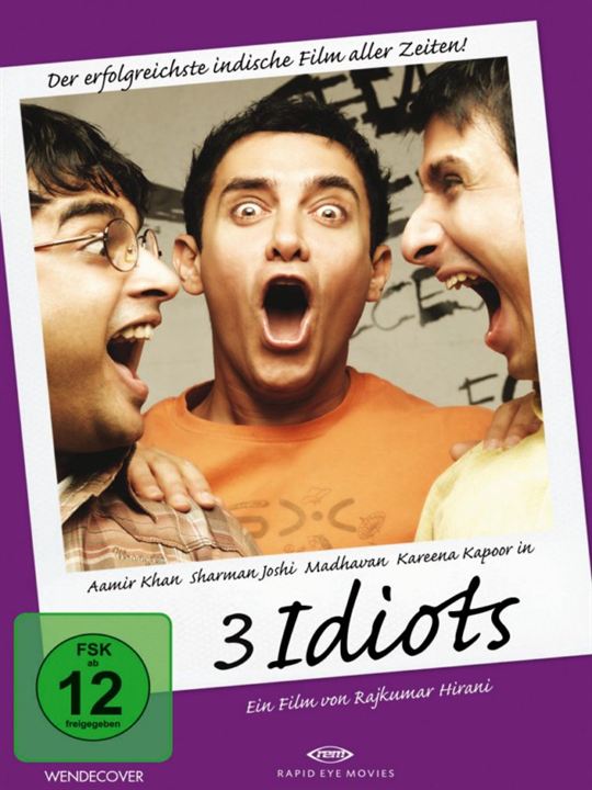 3 Idiots : Kinoposter