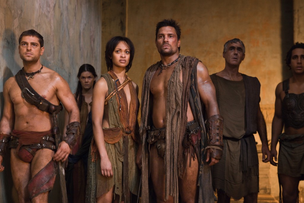 Spartacus : Bild Manu Bennett, Cynthia Addai-Robinson