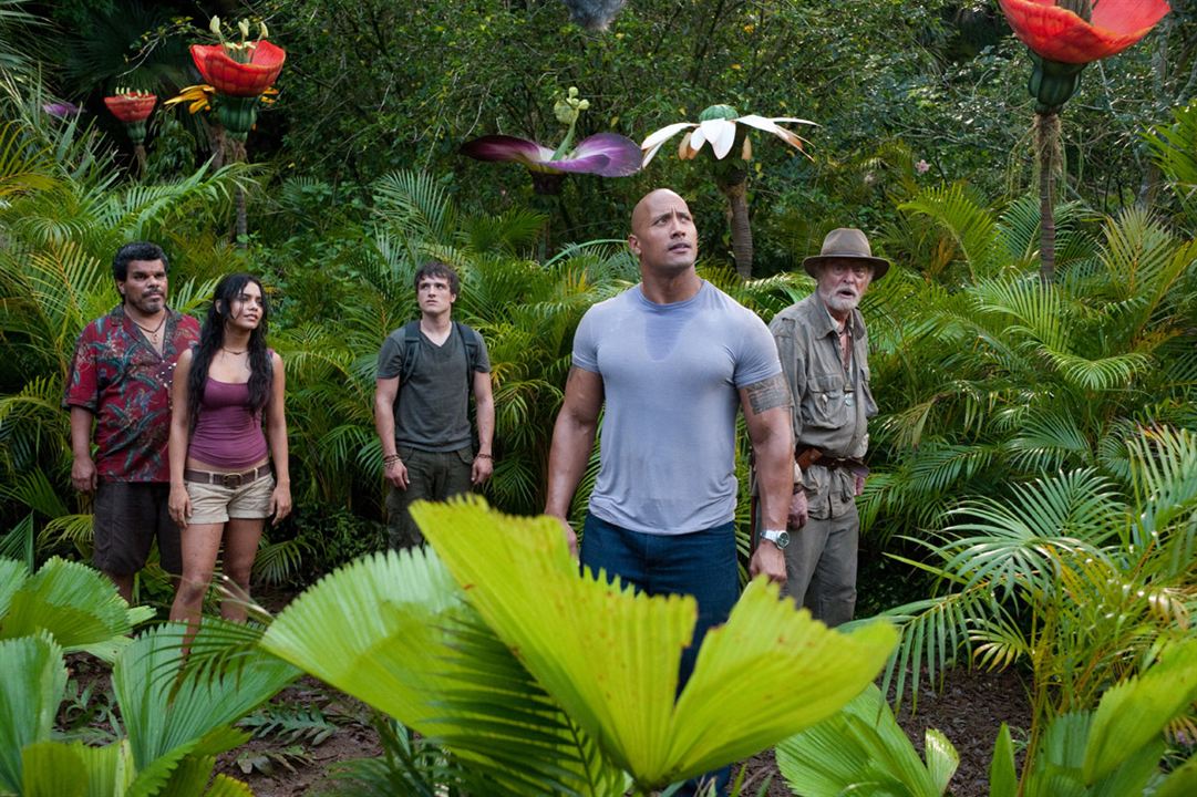 Die Reise zur geheimnisvollen Insel : Bild Vanessa Hudgens, Luis Guzmán, Brad Peyton, Michael Caine, Dwayne Johnson, Josh Hutcherson