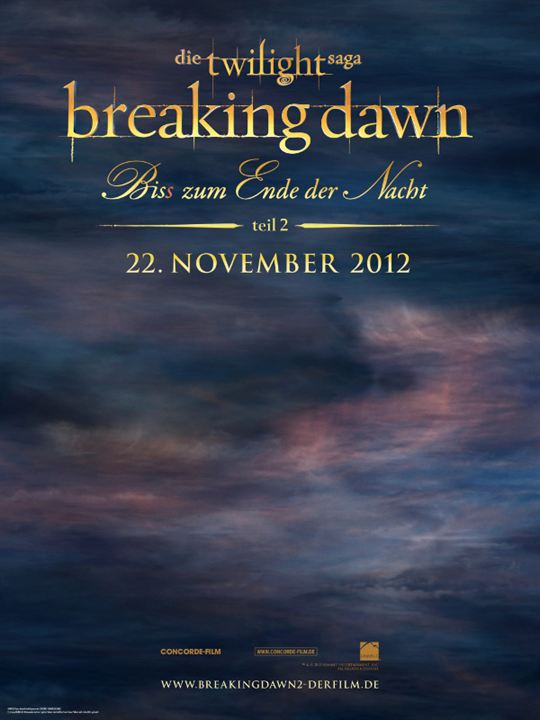 Twilight 4.2: Breaking Dawn - Bis(s) zum Ende der Nacht (Teil 2) : Kinoposter