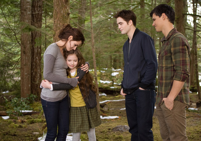 Twilight 4.2: Breaking Dawn - Bis(s) zum Ende der Nacht (Teil 2) : Bild Taylor Lautner, Mackenzie Foy, Kristen Stewart, Robert Pattinson