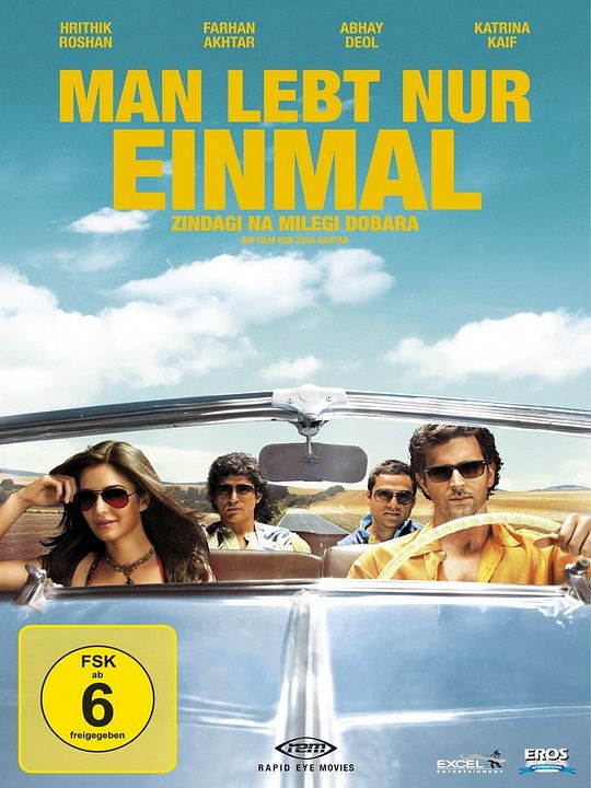 Man lebt nur einmal - Zindagi Na Milegi Dobara : Kinoposter