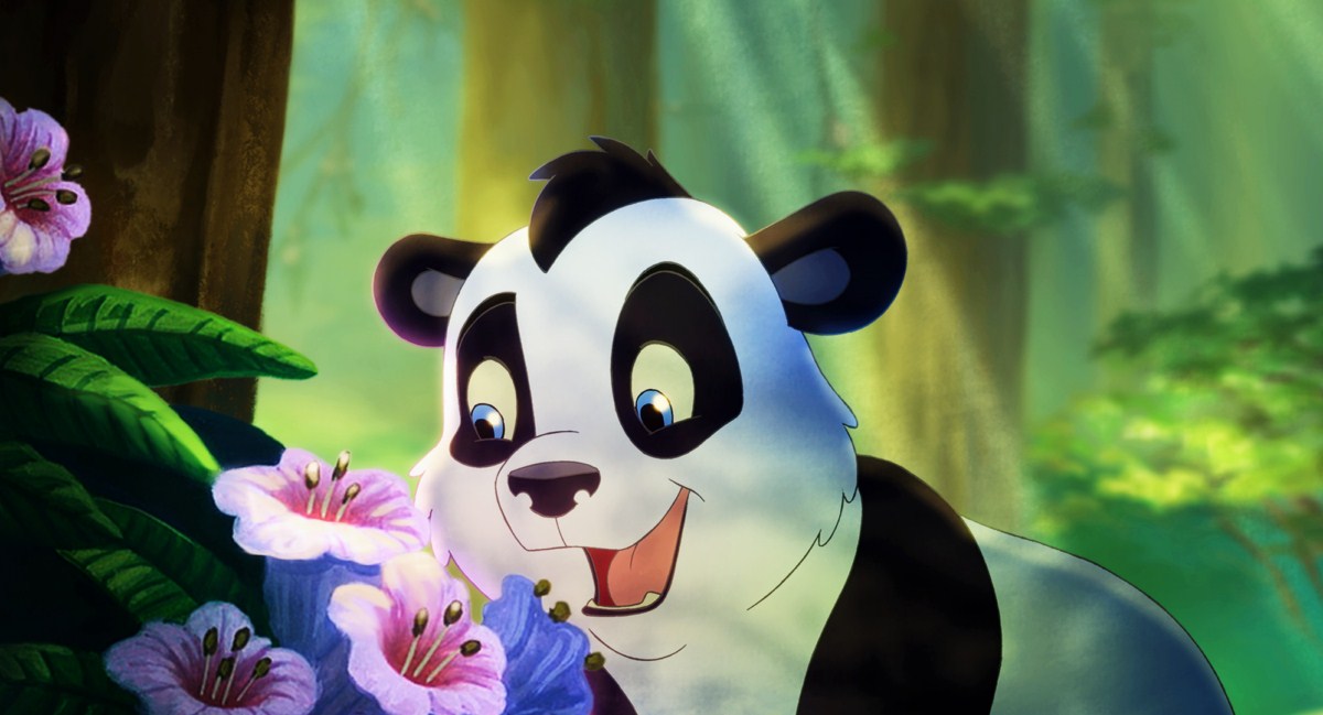 Kleiner starker Panda : Bild