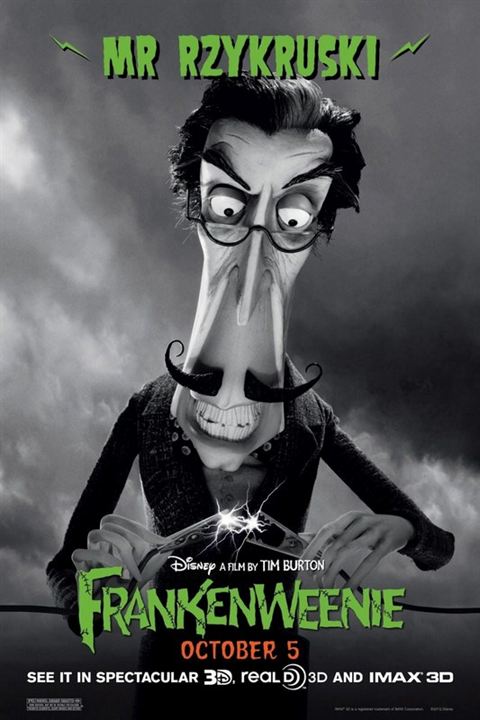 Frankenweenie : Kinoposter