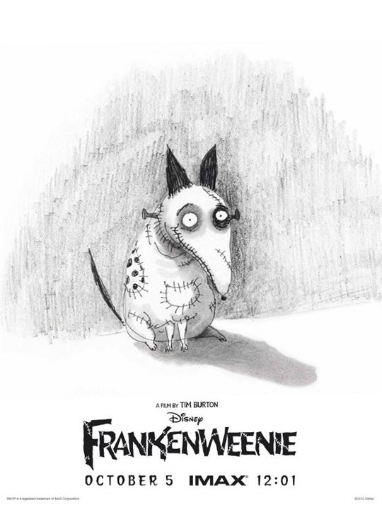 Frankenweenie : Kinoposter