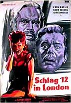 Schlag 12 in London : Kinoposter