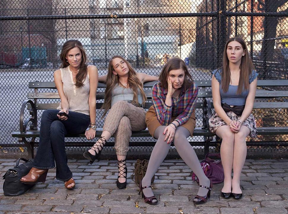Girls : Bild Allison Williams, Zosia Mamet, Lena Dunham, Jemima Kirke