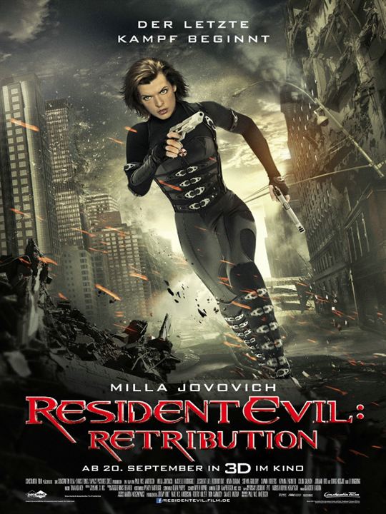 Resident Evil 5: Retribution : Kinoposter