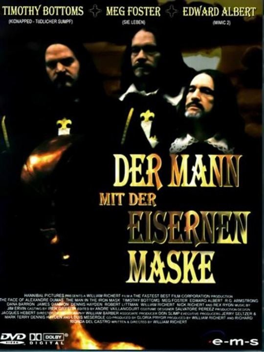 Der Mann mit der eisernen Maske : Kinoposter