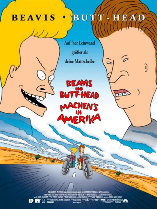 Beavis & Butt-Head machen's in Amerika : Kinoposter