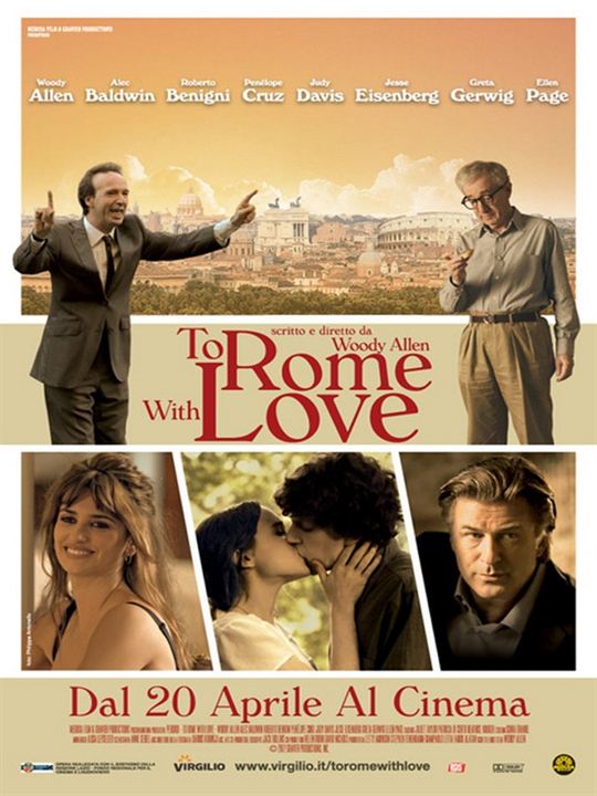 To Rome with Love : Kinoposter