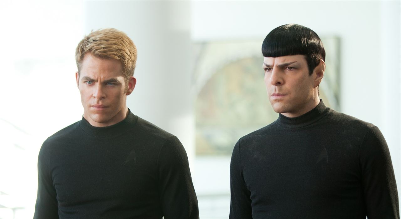 Star Trek Into Darkness : Bild Chris Pine, Zachary Quinto