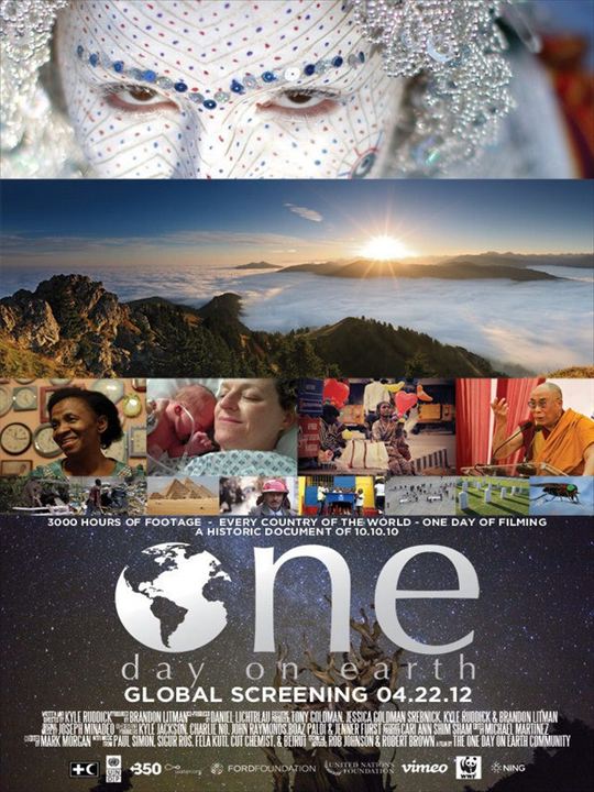 One Day on Earth - Ein Tag auf der Erde : Kinoposter