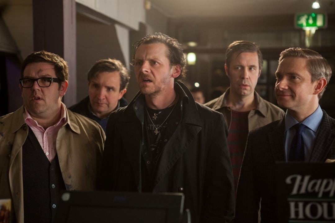 The World's End : Bild Paddy Considine, Eddie Marsan, Simon Pegg, Martin Freeman, Nick Frost