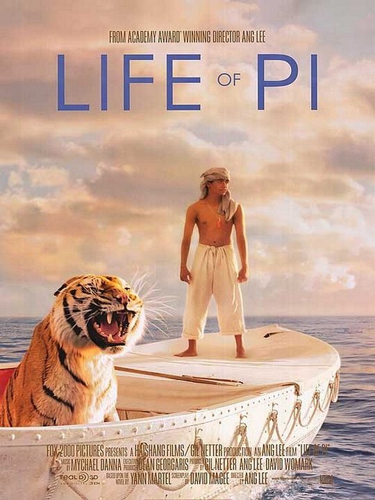 Life of Pi: Schiffbruch mit Tiger : Kinoposter