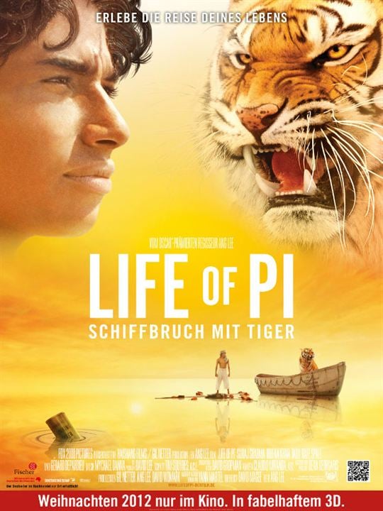 Life of Pi: Schiffbruch mit Tiger : Kinoposter