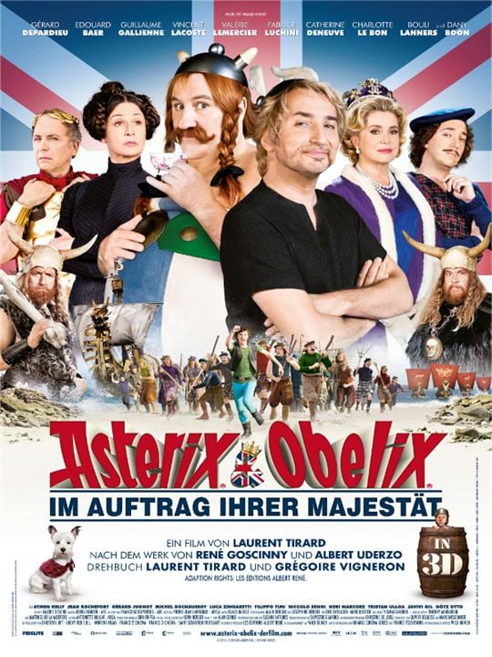 Asterix & Obelix - Im Auftrag Ihrer Majestät : Kinoposter