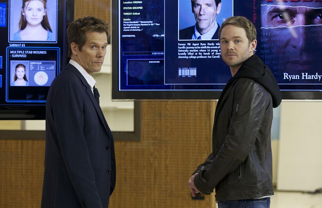 The Following : Bild Kevin Bacon, Shawn Ashmore