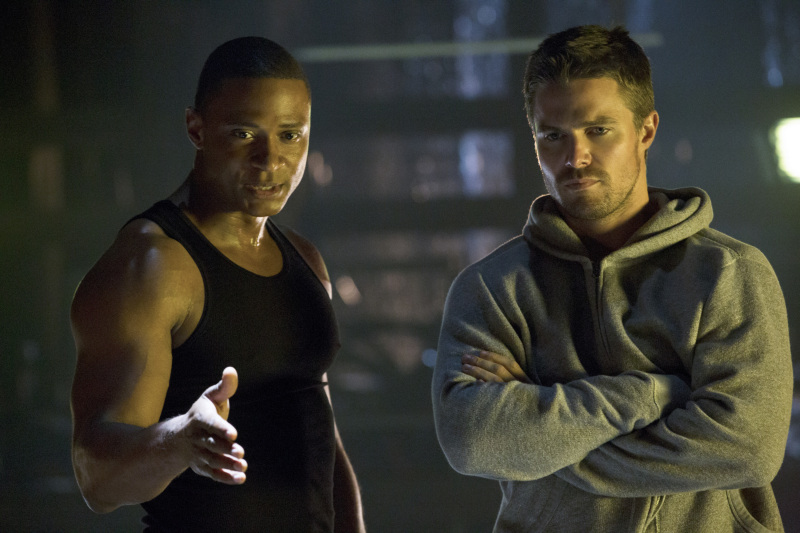 Arrow : Kinoposter Stephen Amell, David Ramsey