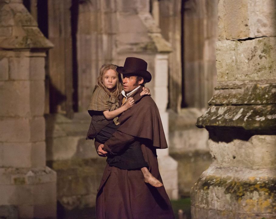 Les Misérables : Bild Hugh Jackman, Isabelle Allen