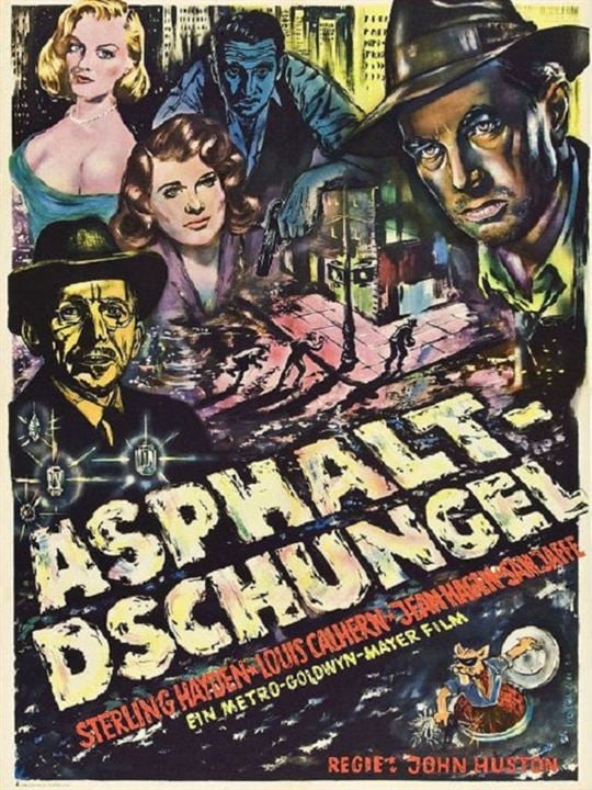 Asphalt-Dschungel : Kinoposter