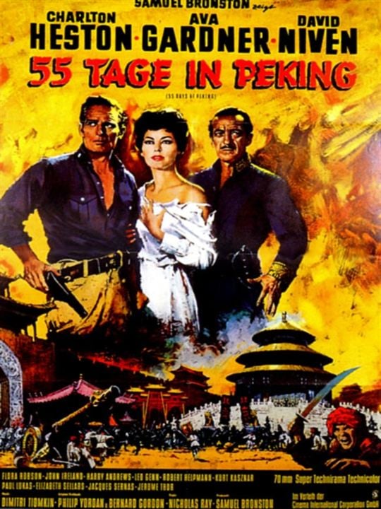 55 Tage in Peking : Kinoposter