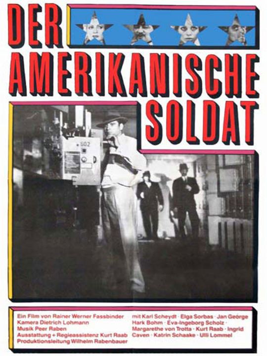 Der amerikanische Soldat : Kinoposter