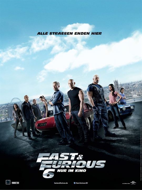 Fast & Furious 6 : Kinoposter