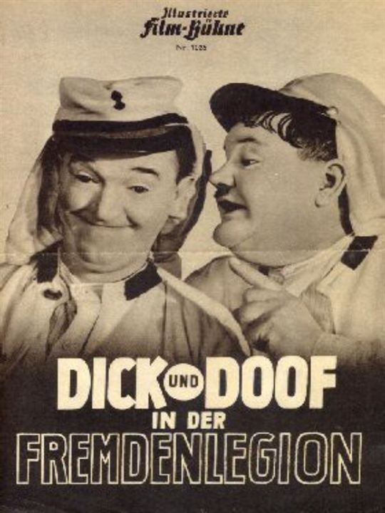 Dick und Doof in der Fremdenlegion : Kinoposter