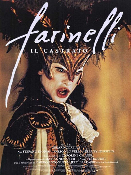 Farinelli, der Kastrat : Kinoposter