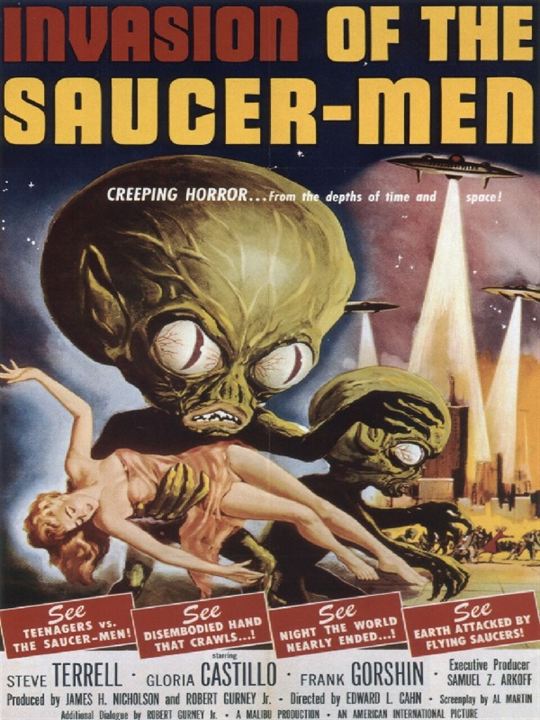 Invasion of the Saucer Men : Kinoposter