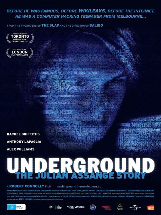Underground: The Julian Assange Story : Kinoposter