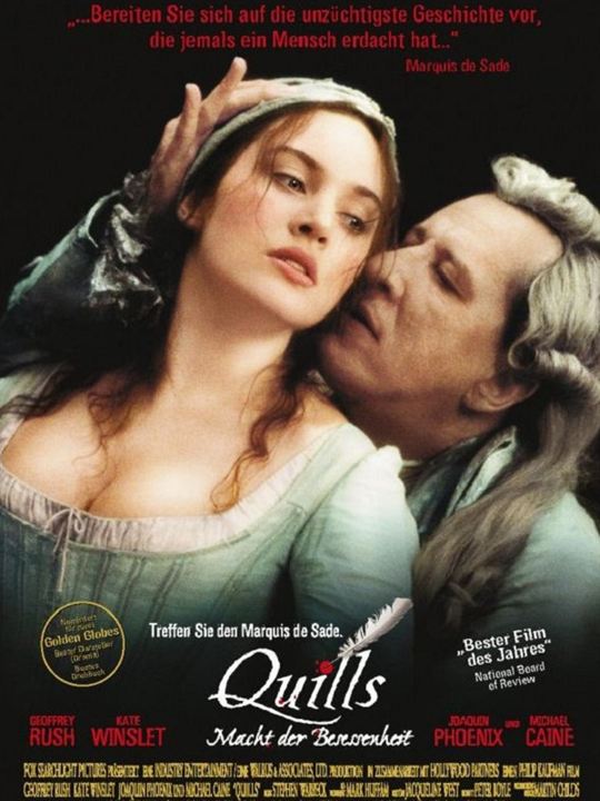 Quills - Macht der Besessenheit : Kinoposter