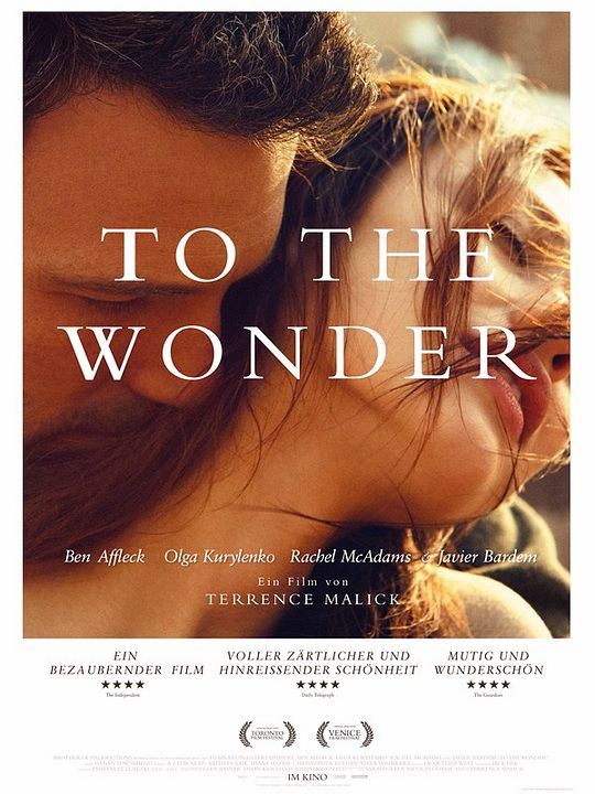 To The Wonder : Kinoposter