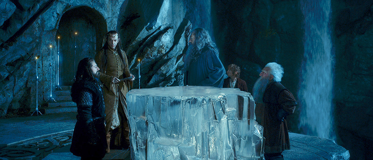 Der Hobbit: Eine unerwartete Reise : Bild Richard Armitage, Hugo Weaving, Ian McKellen, Martin Freeman