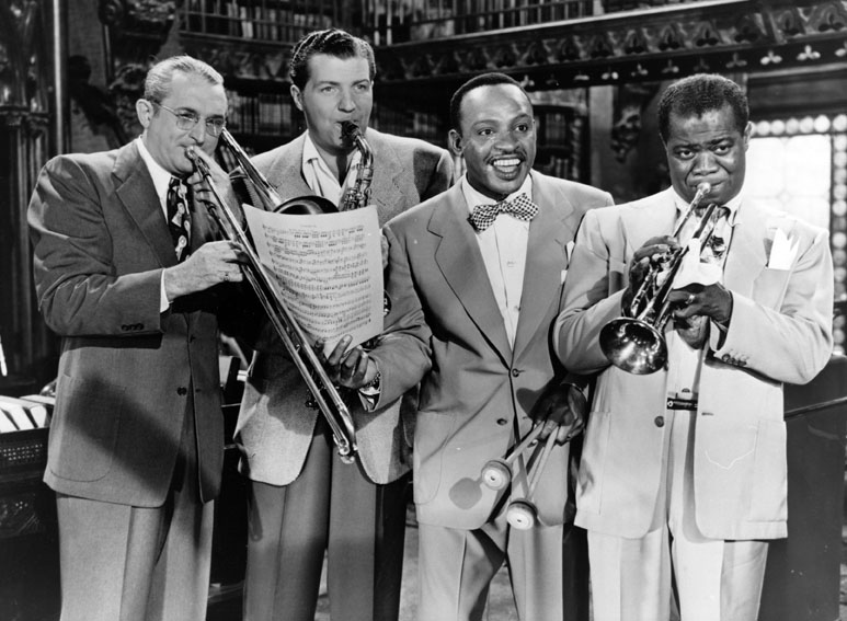 A Song is born : Bild Louis Armstrong, Lionel Hampton, Charlie Barnett