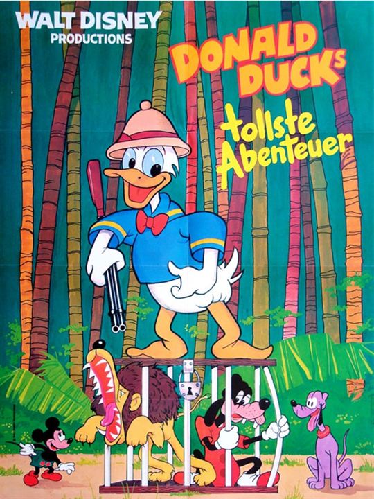 Donald Ducks tollste Abenteuer : Kinoposter
