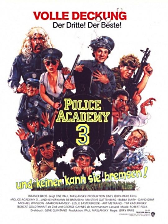 Police Academy 3 : Kinoposter