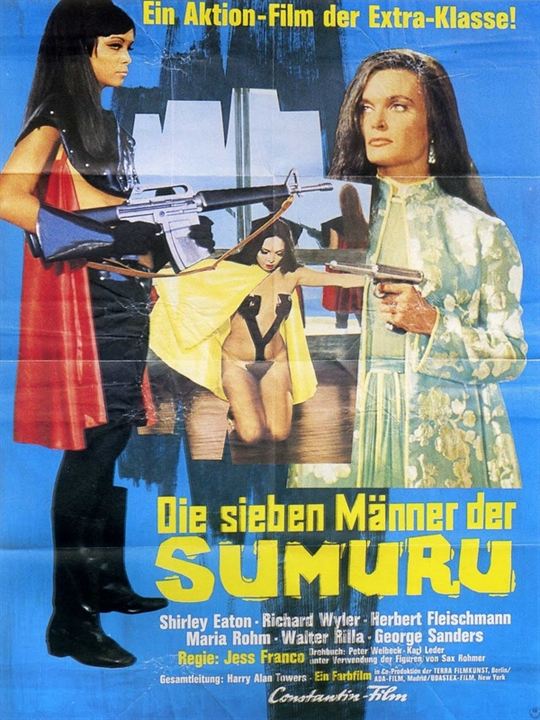 Die sieben Männer der Sumuru : Kinoposter