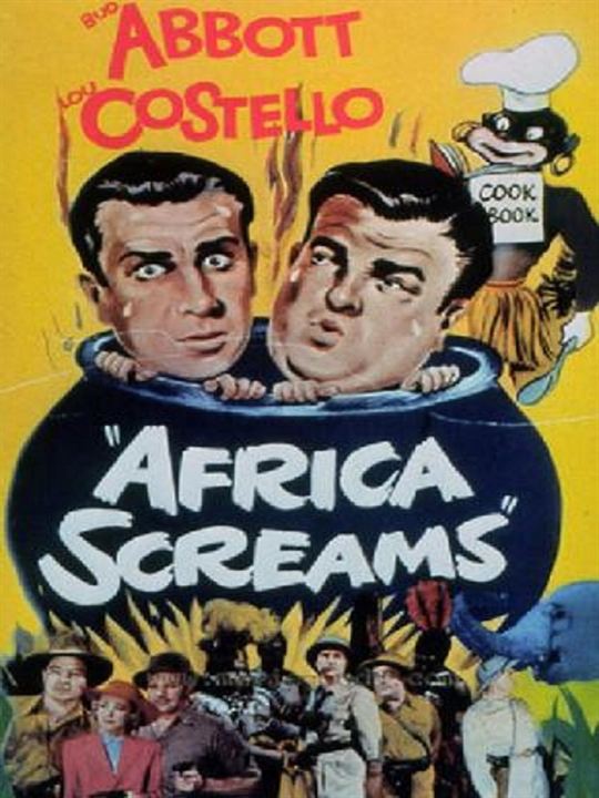 Abbott und Costello in Afrika : Kinoposter