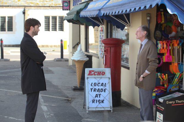 Broadchurch : Bild David Tennant, David Bradley (IV)