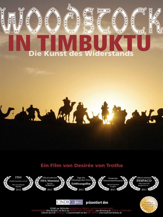 Woodstock in Timbuktu : Kinoposter