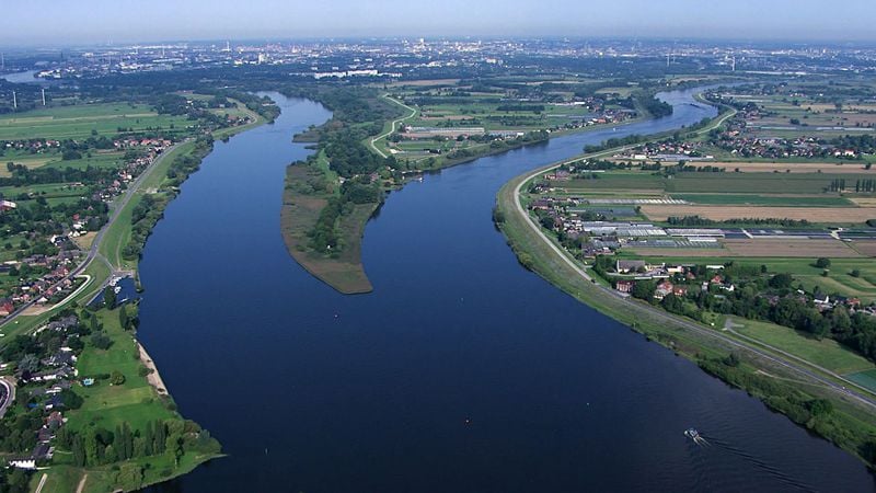 Die Elbe von oben : Bild