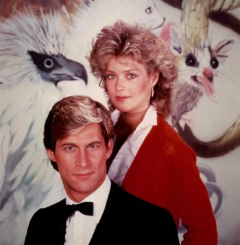 Bild Melody Anderson, Simon MacCorkindale