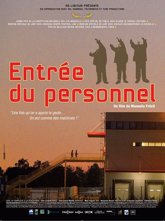 Entrée du personnel : Kinoposter