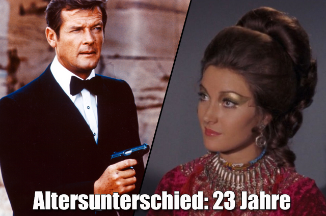 Roger Moore und Jane Seymour in „James Bond 007 - Leben und sterben lassen“