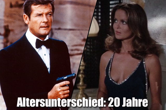 Roger Moore und Barbara Bach in „James Bond 007 - Der Spion, der mich liebte“