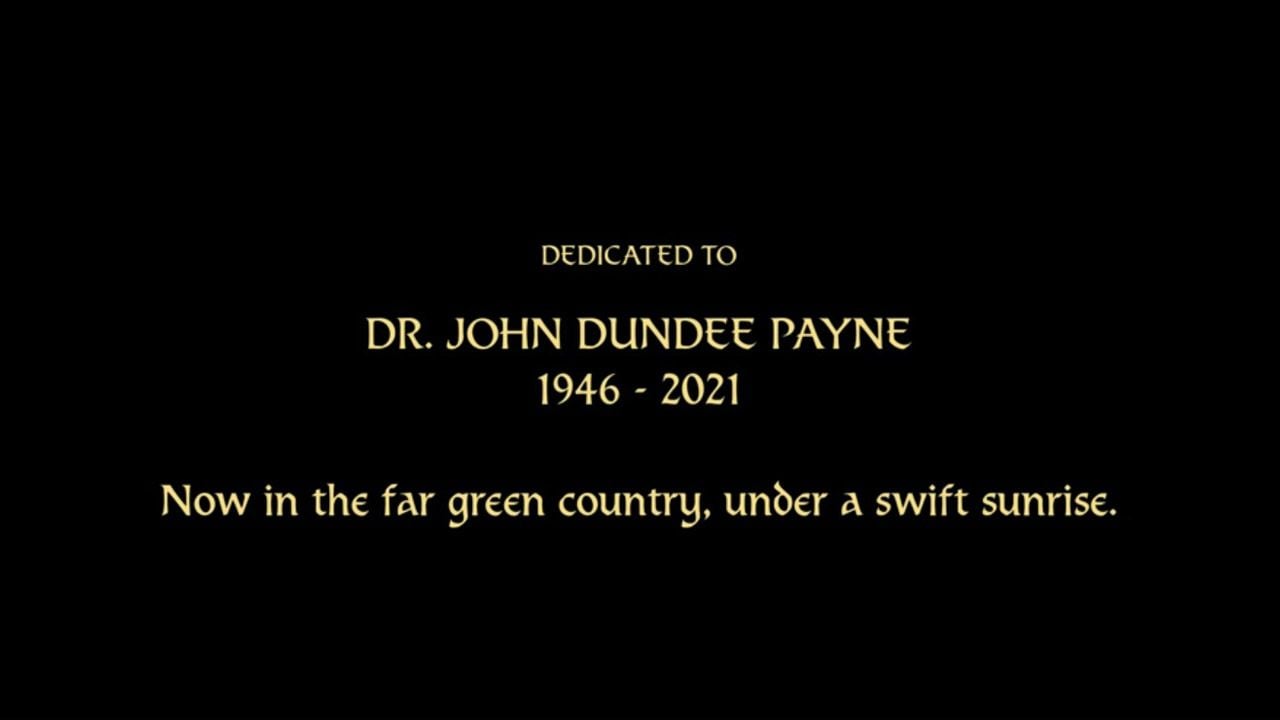 Wer war Dr. John Dundee Payne? Die Widmung im