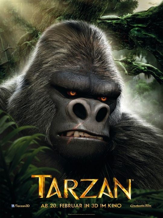 Tarzan 3D : Kinoposter